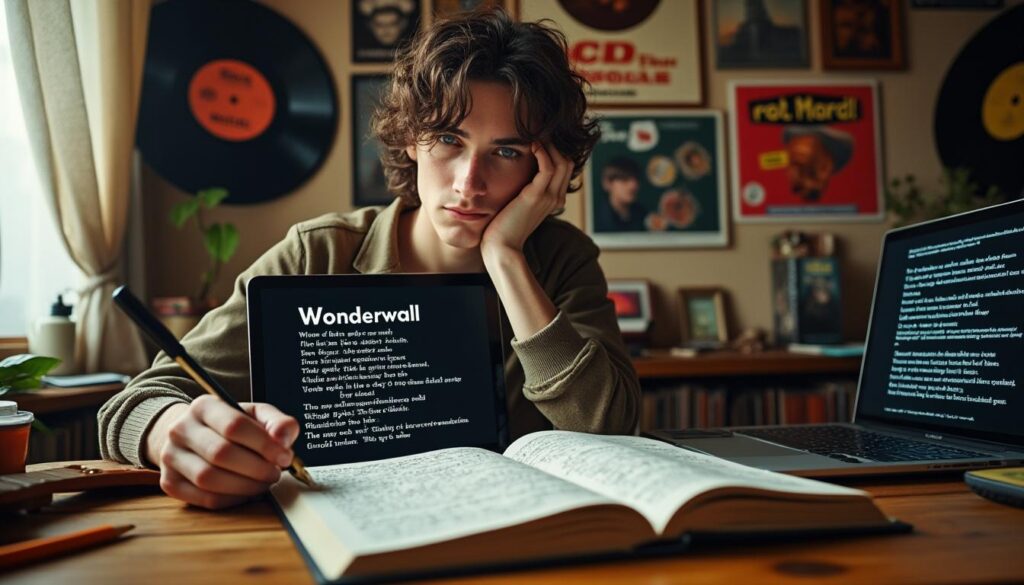 découvrez une analyse approfondie des paroles de wonderwall d'oasis et explorez leur signification cachée.