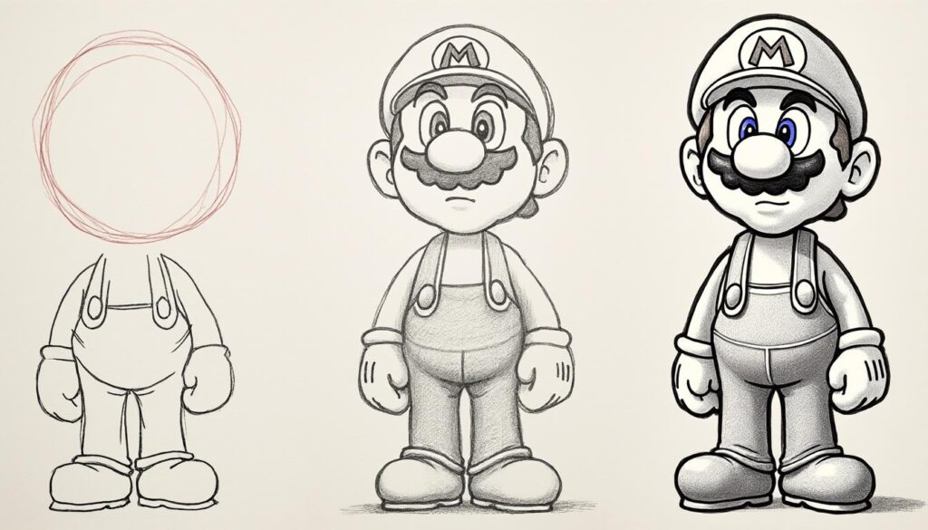 apprenez à dessiner mario facilement grâce à notre guide étape par étape, idéal pour tous les niveaux.